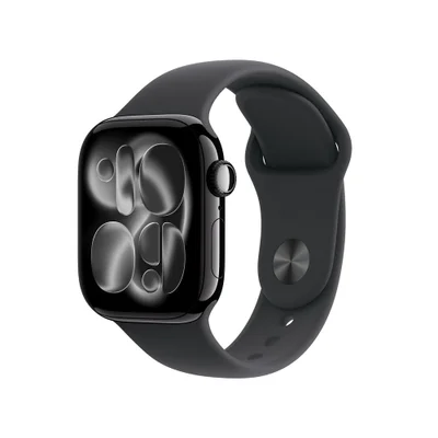 Apple Watch Series 11 42mm Gps Sport Band Cor:preto-brilhante