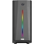 Gabinete Gamer Kalkan Veld Lite RGB S/fan S/fonte Atx Midtower Fita LED RGB Preto - Klk00071