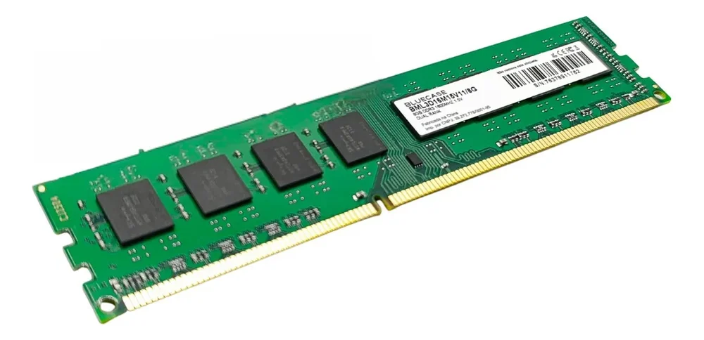 Memória Ddr3 8GB 1600mhz Desktop Bluecase Bml3d16m15v11/8g Memória Ddr3 8GB 1600mhz Desktop Bluecase Bml3d16m15v11/8g