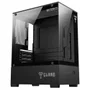 Gabinete Gamer Megalon Clanm Mini Tower Preto Miniitx Matx Aço E Vidro 290x190x375mm