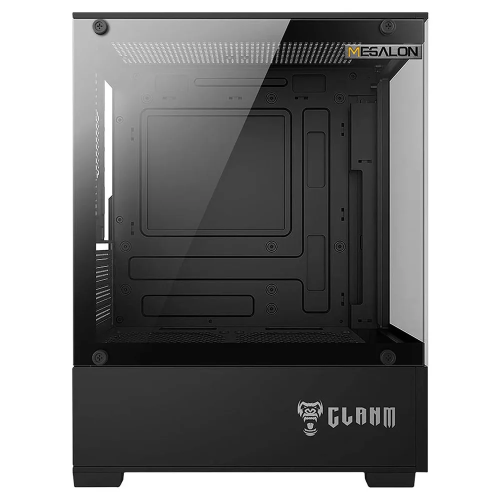 Gabinete Gamer Megalon Clanm Mini Tower Preto Miniitx Matx Aço E Vidro 290x190x375mm Gabinete Gamer Megalon Clanm Mini Tower Preto Miniitx Matx Aço E Vidro 290x190x375mm