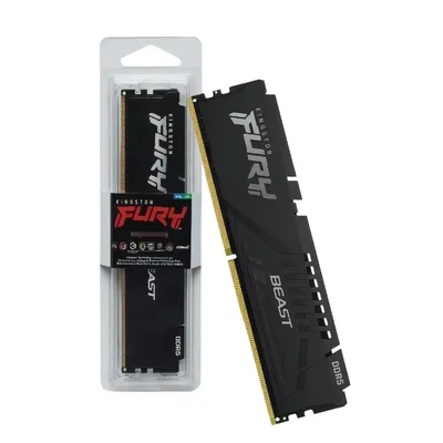Memória Kingston Fury Beast, 16gb, 5600mhz, Ddr5, Cl40, Preto - Kf556c40bb-16