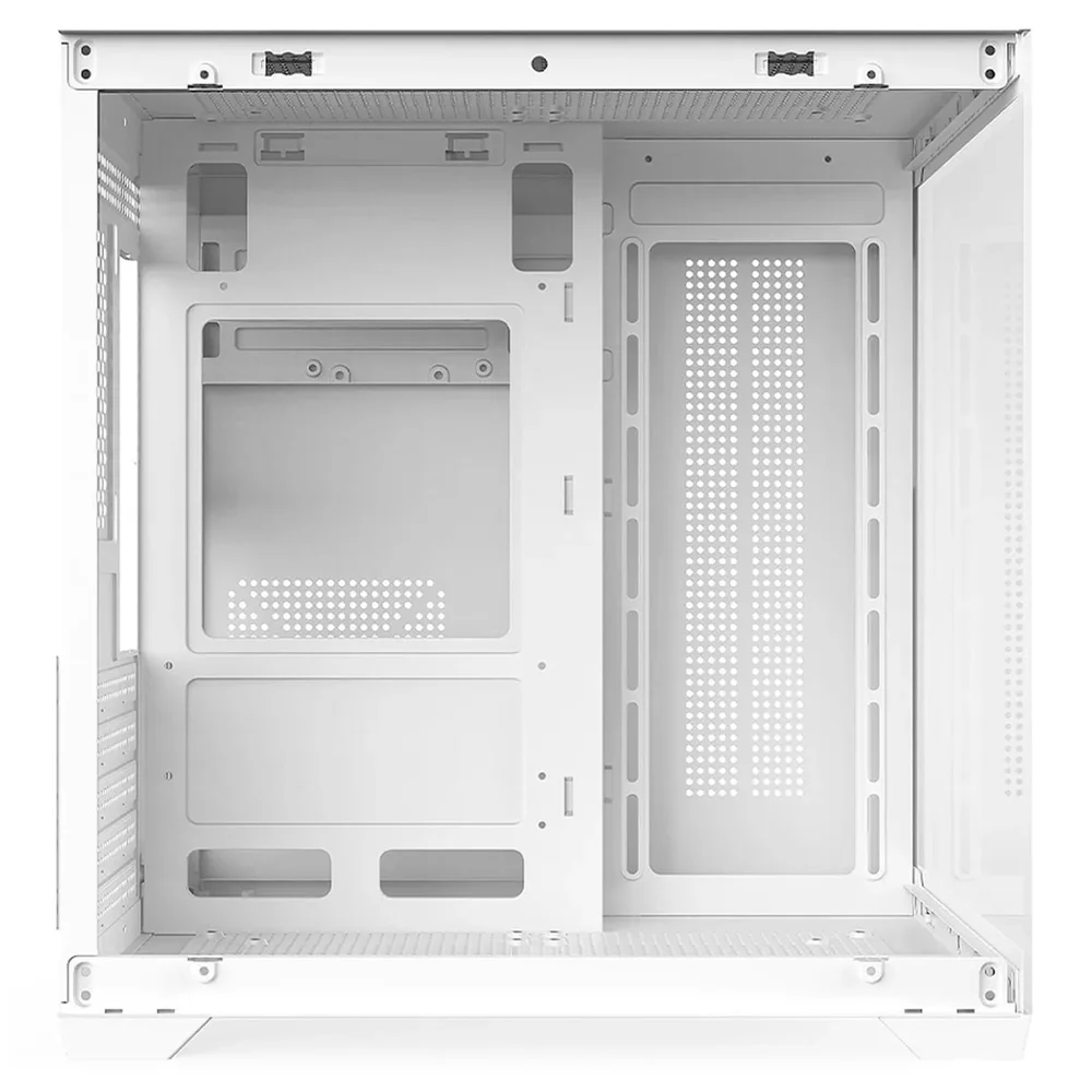 Gabinete Clanm Grodd Snow Branco mATX/mini-ITX VGA 330mm 5 Slots 335x275x355mm ATX Gabinete Clanm Grodd Snow Branco mATX/mini-ITX VGA 330mm 5 Slots 335x275x355mm ATX