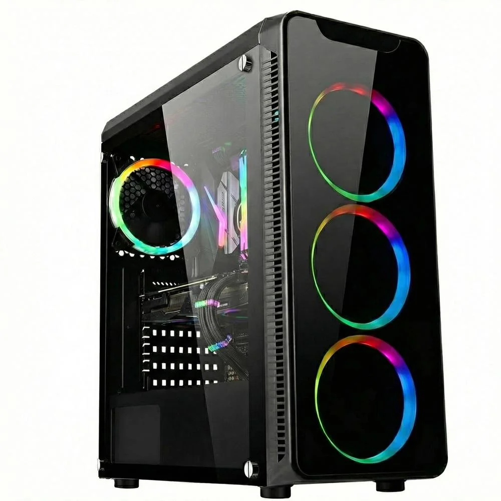 "PC Gamer Competo 3green Levelup, Amd Ryzen 5, Gráficos Radeon Rx Vega 11, 8GB Ddr4, SSD 1TB, Monitor 21,5"" 100hz" - view 3