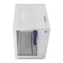 Gabinete Gamer Mancer Cv100, 3 Fans, S/fonte, Mid Tower, Lateral De Vidro, Purple Edition, Branco - Mcr-cv100-pew