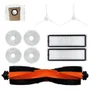 Kit de Reposição com 10 Peças para o Aspirador Robô Compatível com Xiaomi X20 Plus - Escovas, Filtros HEPA, Saco Coletor de Pó e Panos Mop
