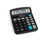 Calculadora De Mesa Eletronica 12 Digitos Display Grande Preta Kk-837b