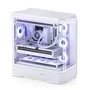 Gabinete Gamer Aquário Jonsbo D400 White Atx Branco Usb-c