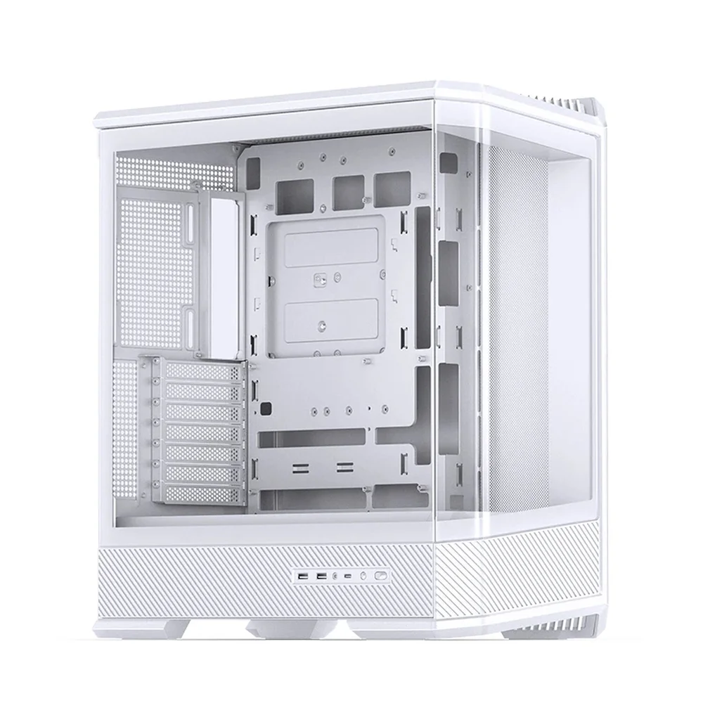 Gabinete Gamer Aquário Jonsbo D400 White Atx Branco Usb-c Gabinete Gamer Aquário Jonsbo D400 White Atx Branco Usb-c