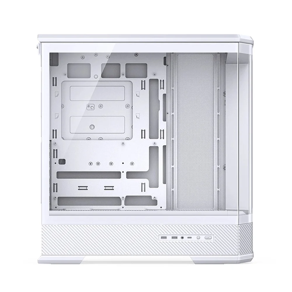 Gabinete Gamer Aquário Jonsbo D400 White Atx Branco Usb-c Gabinete Gamer Aquário Jonsbo D400 White Atx Branco Usb-c