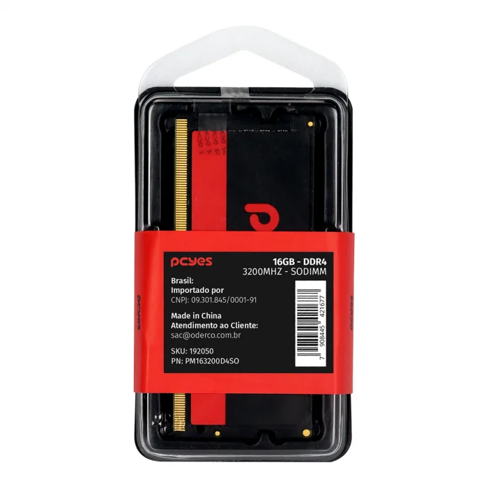 Memoria PCyes Sodimm 16gb Ddr4 3200mhz - Pm163200d4so Memoria PCyes Sodimm 16gb Ddr4 3200mhz - Pm163200d4so