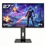 Monitor Gamer Hq 27”, Ips, 1ms, Qhd 2560x1440, Ergonômico, Ajuste De Altura E Rotação, HDMI, Dp,vesa, Frameless Hq27aj75g