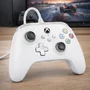 Controle Powera XBOX Com Fio Branco Usb 3m PC XBOX Series X S One Licenciado Oficial Headset P2