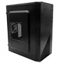 Gabinete Office Brazil PC  Bpc-n110 Matx-b M255, C/ Fonte 230w, Cabo De Energia, 2x Usb, Audio Frontal - Preto
