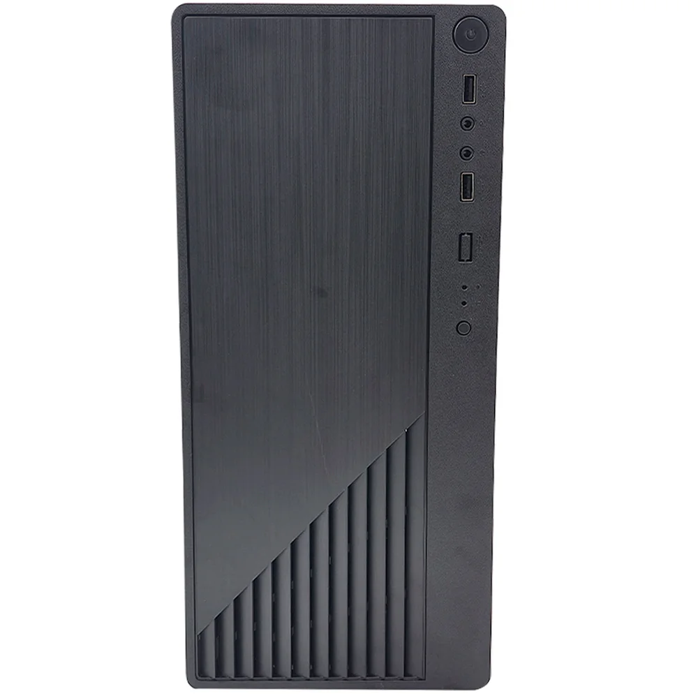 Gabinete Office Brazil PC  Bpc-n110 Matx-b M255, C/ Fonte 230w, Cabo De Energia, 2x Usb, Audio Frontal - Preto