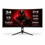 Monitor Curvo Gamer 34 " Ultrawide 240hz 1ms Freesync G-sync Delta-m3445auc Pro