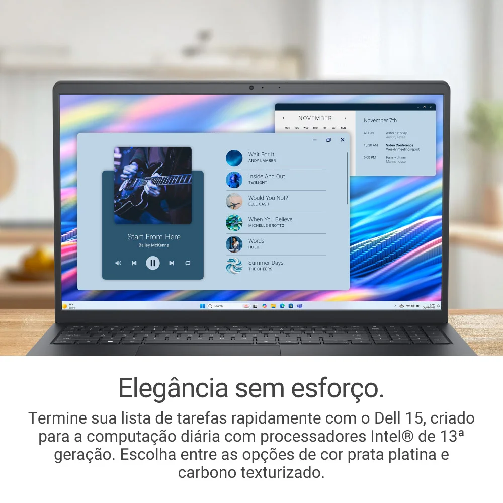 Notebook Dell 15 I Dc15-i71355u-m90 15.6" Full Hd 13ª Gen Intel Core i7 16gb 512gb SSD Win 11 Preto Carbono Notebook Dell 15 I Dc15-i71355u-m90 15.6" Full Hd 13ª Gen Intel Core i7 16gb 512gb SSD Win 11 Preto Carbono