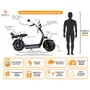 Scooter Patinete Elétrico Austin 1000w S/ Cnh Recarregavel Cor:preto