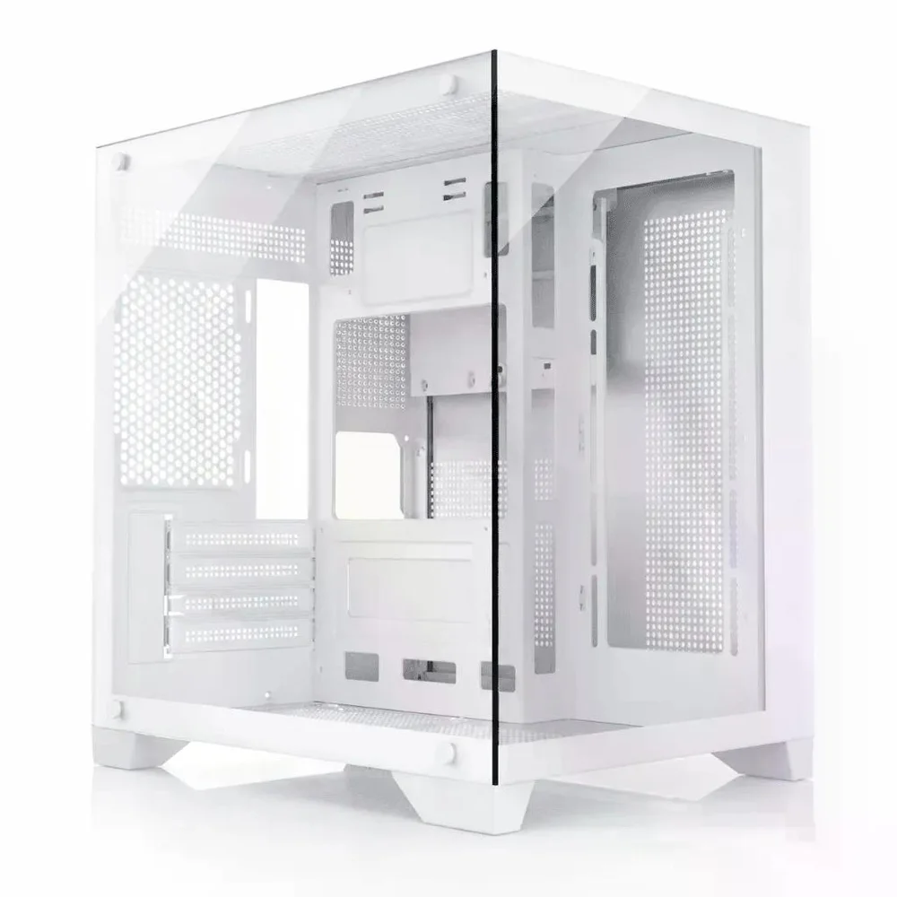 Gabinete Duex Dxga275wh, Mid Tower, Branco, Sem Fonte, Sem Fans, Dxga275wh S/logo