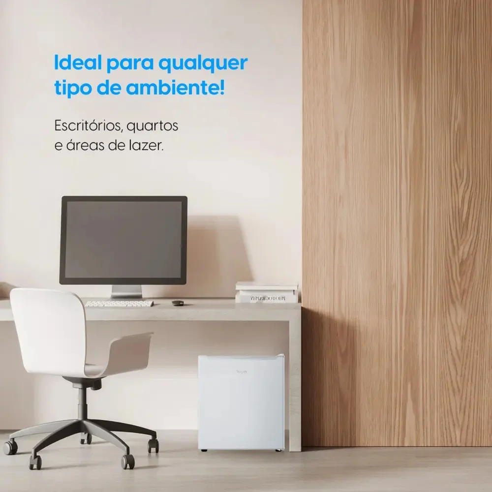 Frigobar 47 Litros Elgin Branco R600a Porta Reversivel 127v Frigobar 47 Litros Elgin Branco R600a Porta Reversivel 127v