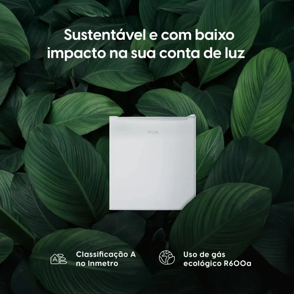 Frigobar 47 Litros Elgin Branco R600a Porta Reversivel 127v Frigobar 47 Litros Elgin Branco R600a Porta Reversivel 127v