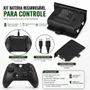Bateria E Cabo De Recarga Usb Compatível Com Controle Sem Fio X Box One