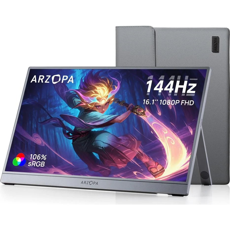 Monitor Gamer Portátil Arzopa Z1fc 161quot 144hz