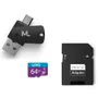 Cartão Multi MicroSD 64GB, Classe 10 + Pen Drive OTG, Com Adaptador - Mc152
