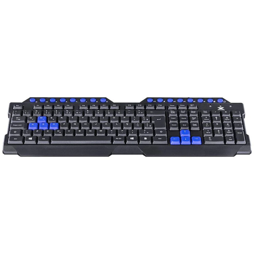 Teclado Gamer Dragon V2 Azul GT102 KaBuM