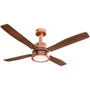Ventilador de Teto Venti-Delta Decorative, Vintage, 4 Pás, 3 Velocidades - 110V
