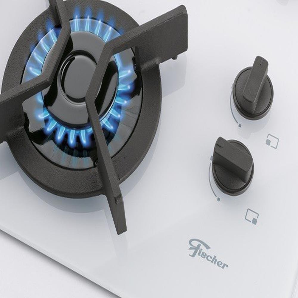 Fogão Cooktop Fischer 4 Bocas Tripla Chama Infinity Branco