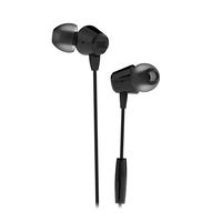 Fone De Ouvido JBL C50HI, Intra Auricular, Com Microfone, Preto