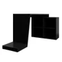 Mesa Para Computador Gamer 4 Nichos Bmg 03 - Preto