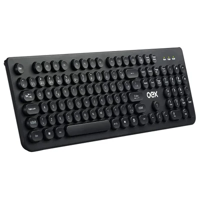 Teclado OEX Pop ABNT2 Preto TC400