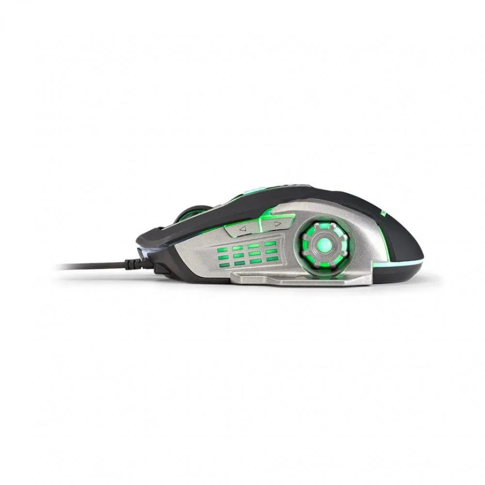Mogura Mouse Gamer Multi Mo269 LED 2400 DPI Preto KaBuM
