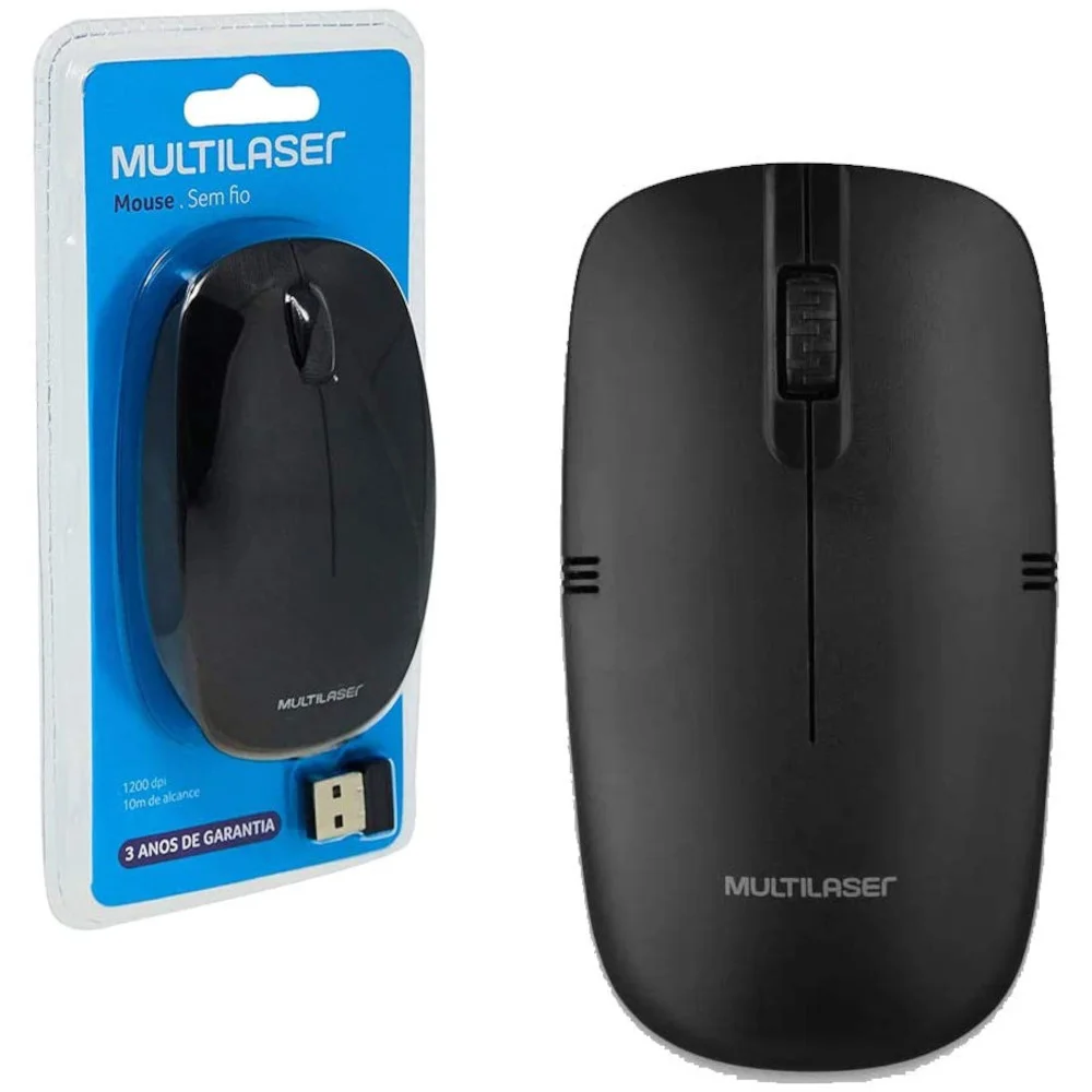 mo＊ Mouse Sem Fio Multi MO285 Wireless 1200DPI KaBuM