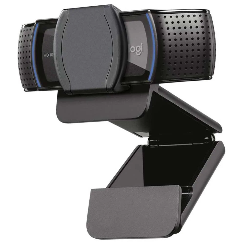 Webcam Logitech Full HD 1080p, 30FPS, Microfone Estéreo, Com fio, Proteção De Privacidade, Widescreen - 960-001257