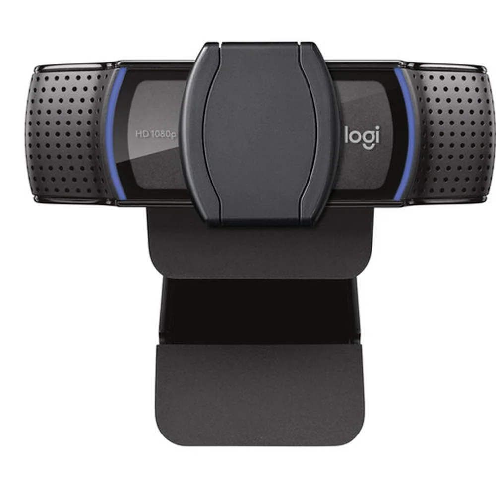 Webcam Logitech Full HD 1080p, 30FPS, Microfone Estéreo, Com fio, Proteção De Privacidade, Widescreen - 960-001257