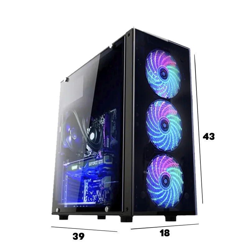 PC Gamer Hércules, Intel I3, GT 730 4GB 8GB, 500GB, Wi-Fi - view 3
