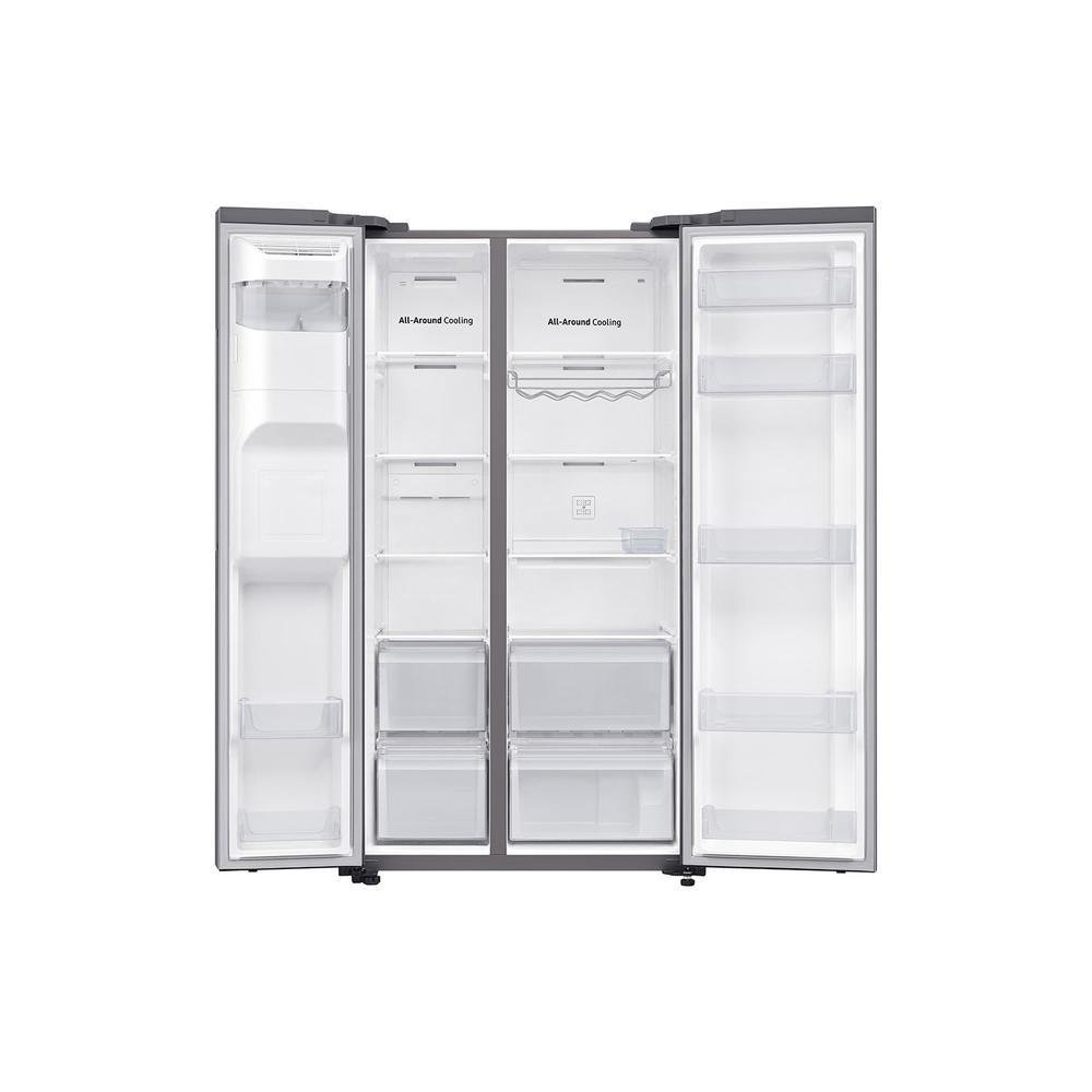 Geladeira Samsung Side By Side, 617L, Frost Free, Inverter, 2 Portas, Água na Porta, 127V, Inox Look - Rs65r5411m9 Geladeira Samsung Side By Side, 617L, Frost Free, Inverter, 2 Portas, Água na Porta, 127V, Inox Look - Rs65r5411m9