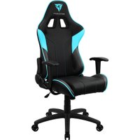 Cadeira Gamer ThunderX3 EC3, Peso Suportado até 150Kg, Ajustável, Ciano E Preto - 68000