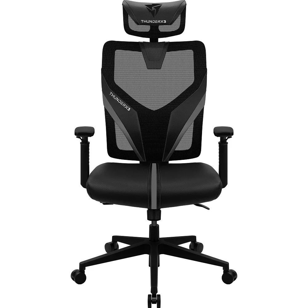 かむ Cadeira Ergonomic Yama1 ThunderX3 Preta KaBuM