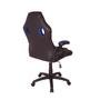 Cadeira Gamer Império Brazil Business MAG4, Base Giratória, Preto/Azul