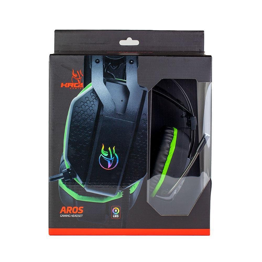 Headset Gamer Aros 71 USB Kross Kehs200 KaBuM