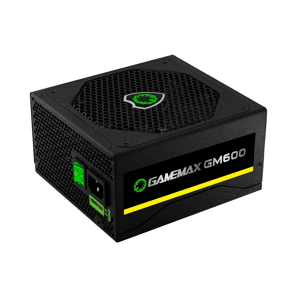 Fonte Gamemax Gamer GM600, 600W, 80 Plus Bronze, Semi-Modular, PFC Ativo, Box - GM600R2A19C0187 Fonte Gamemax Gamer GM600, 600W, 80 Plus Bronze, Semi-Modular, PFC Ativo, Box - GM600R2A19C0187