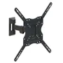 Suporte Articulado para TV e Monitor de 26" a 65", Com Inclinação e Organizador de Cabos, Ajuste de Nível, Suporta Até 30kg, Preto, FULL40, ELG
