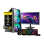 PC Gamer Completo Amorim Shop, Intel Core i3 3220, 8GB, GT 730 4GB DDR3, 500GB, Windows 10, Preto + Monitor 19 polegadas + Kit multimídia + Webcam