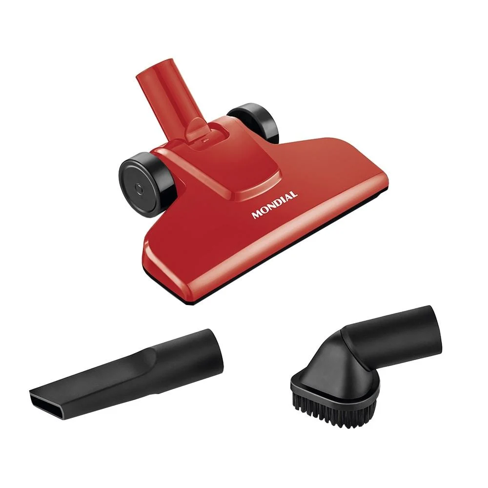 Aspirador De Pó Vertical Mondial Turbo Cycle Ap-36, Portátil, 1100w, 1.2L, 110V, Vermelho