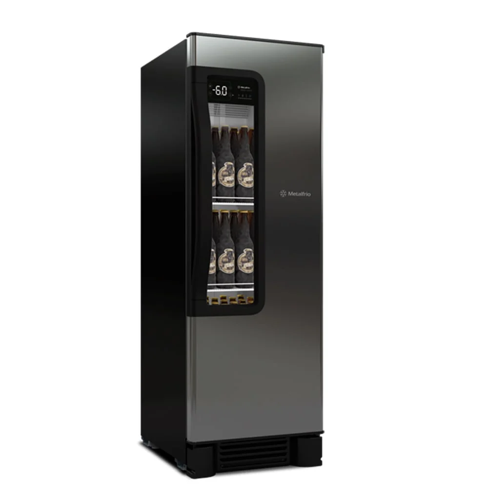 Cervejeira Metalfrio 256L Beer Maxx, 220v, Preto Inox - Vn25tp Cervejeira Metalfrio 256L Beer Maxx, 220v, Preto Inox - Vn25tp