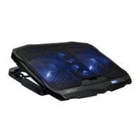 Suporte Gamer para Notebook até 17.3, C3tech, 4 Micro Ventiladores com Led Azul, Preto,  NBC-100BK